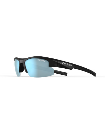 Окуляри підліткові Tifosi ShutOut Gloss Black, лінзи Smoke Bright Blue Mirror (15%)