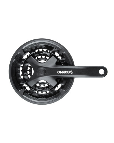 Комплект шатунів ONRIDE Trio 920P, під квадрат, 170 мм, 22-32-44Т, на 9 шв., чорний