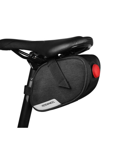 Сумка під сідло Roswheel Essential 131463 з блимавкою чорний