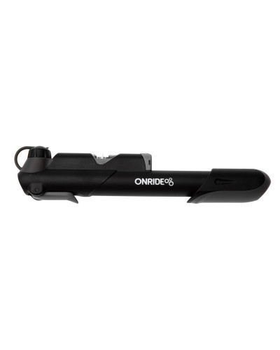 Насос компактний ONRIDE Counter пластиковий, 25см, з манометром макс.тиск 100PSI голівка під FV/AV