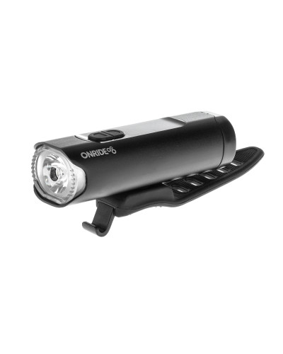 Велосипедна фара ONRIDE Rouse 20 (500 lm, 2400 mAh), Power Bank, диспл. інд. заряду, алюмінієва