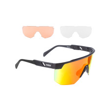 Окуляри ONRIDE Obsession матово чорні з лінзами димчасті Revo Red (17%); orange (51%); прозорі (100%