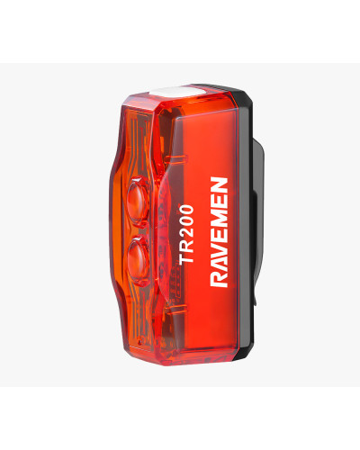 Заднє світло Ravemen TR200 (200 lm, 800 mAh) з датчиком руху