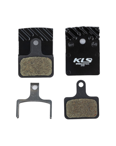 Колодки гальмівні KLS D-18 + Radiator для Shimano органіка