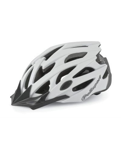 Шолом POLISPORT Twig L (58-61 см) білий/карбоновий In-Mold