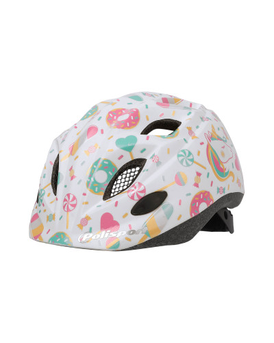 Шолом дитячий POLISPORT Kids XS Premium (48-52 см) Цукерки In-Mold