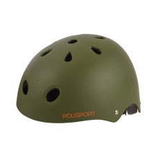 Шолом дитячий POLISPORT Urban Radical (53-55 см) зелений Injected Hard Shell