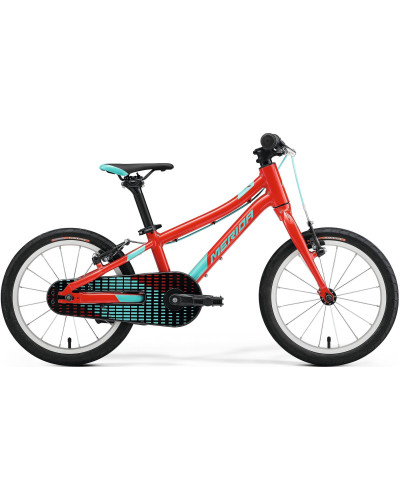Велосипед MERIDA MATTS J.16 II1 UNI,MATT RACE RED(TEAL) 2025