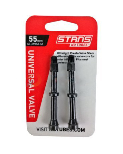 Безкамерний ніпель Stan's Notubes FV 55мм (2шт на блістері) чорні