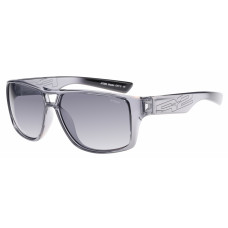 Окуляри R2 MASTER grey-black (TR90), лінза smoke (Polarized TAC), покриття flash mirror, кат. 3