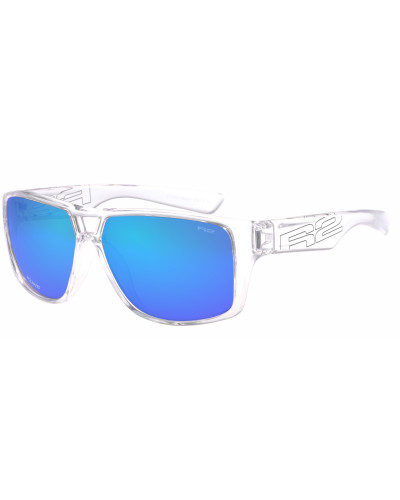 Окуляри R2 MASTER clear (TR90), лінза smoke (Polarized TAC), покриття ice blue revo, кат. 3
