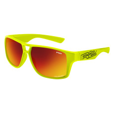 Окуляри R2 Master матово-жовті, лінзи grey Polarized з нанесенням red black Revo (CAT. 3)