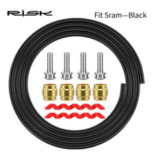 Рубашка троса тормоза 2500 SRAM RISK RC115-3-1 чорний с оливками и болтами