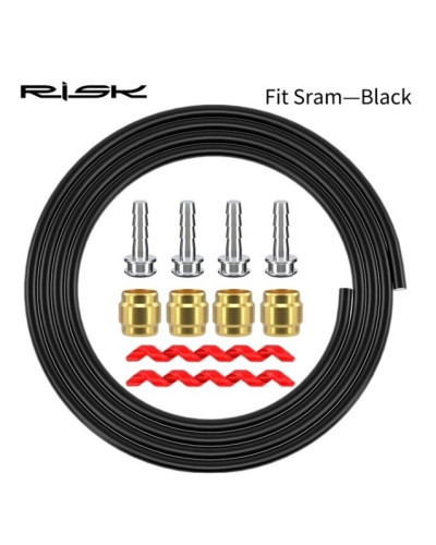 Рубашка троса тормоза 2500 SRAM RISK RC115-3-1 чорний с оливками и болтами