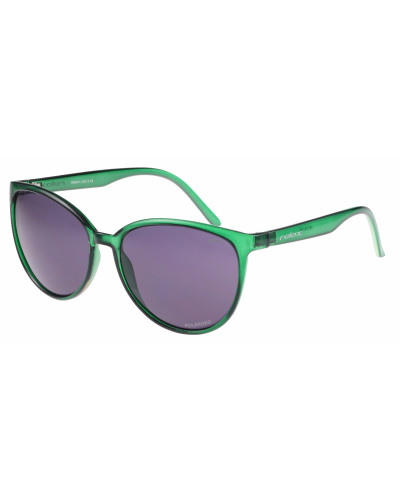 Окуляри Relax Leilani зелені кристальні, лінза smoke (Polarized TAC 1,1 mm), кат. 3