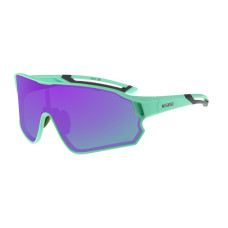 Окуляри Relax Artan зелені матові, лінза smoke  (Polarized TAC 1,1 mm), purple revo, кат. 3