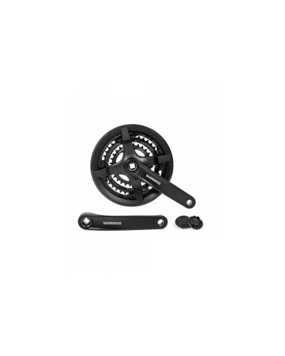 Шатун Shimano FC-ТY301, 170мм, 48х38х28Т, з чорн. захистом
