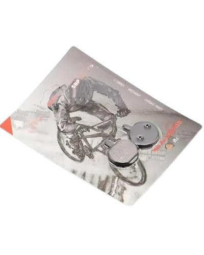 Гальмівні колодки Disk-brake (Hayes MX2,3, Sole, Artec ADC-01, JAK-5, Bolids Boli-BB2), червоні