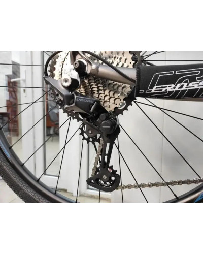 Велосипед гірський однопідвісний на алюмінієвій рамі Crosser Solo 29/21 1*12 Shimano DEORE сіро-червоний