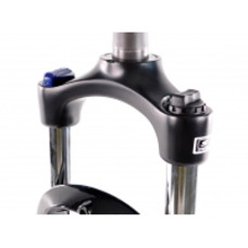 Вилка SR Suntour 27,5 XCТ-HLO DISK, 1-1/8'x255мм, хід:100мм, чорна