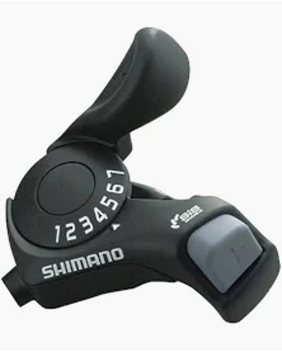 Монетка SL-TX30, SHIMANO права 7 шв., Tourney