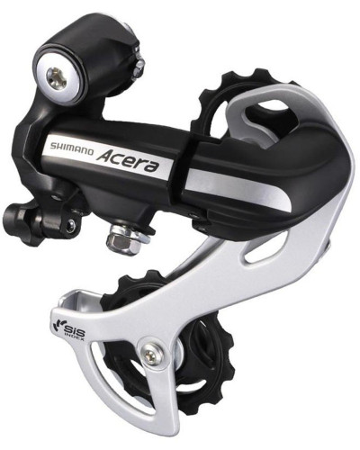 Перемикач задній 8 швидкостей під болт срiблястий з чорним SHIMANO Acera RD-M360SGS