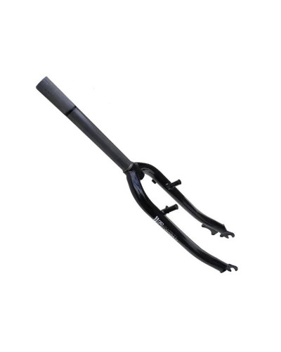 Вилка  26" 1-1/8" D+V Rigid Avanti жорстка, сталева, 1-1/8" A-HEAD 28,6mm, ,безрізьбова, кріплення V-Brake+Disk (East mount),  шток L: 240мм, Чорна
