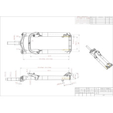 Вилка RST 26" FAT Guide1-1/8 A-Head BK