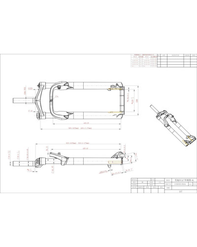 Вилка RST 26" FAT Guide1-1/8 A-Head BK