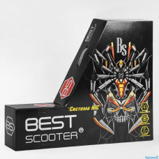 Самокат трюковий 53880 Best Scooter HIC-система, ПЕГИ, алюмінієвий диск та дека, АНОДОВАНЕ ФАРБУВАННЯ, колеса PU, d = 110мм, ширина керма - 60 см
