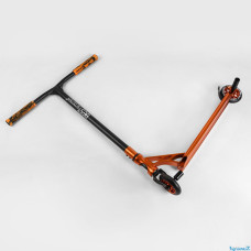 Самокат трюковий 53880 Best Scooter HIC-система, ПЕГИ, алюмінієвий диск та дека, АНОДОВАНЕ ФАРБУВАННЯ, колеса PU, d = 110мм, ширина керма - 60 см