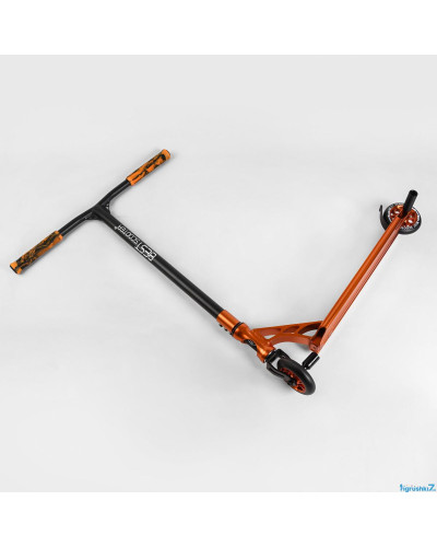 Самокат трюковий 53880 Best Scooter HIC-система, ПЕГИ, алюмінієвий диск та дека, АНОДОВАНЕ ФАРБУВАННЯ, колеса PU, d = 110мм, ширина керма - 60 см