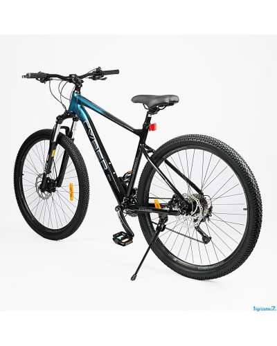 Велосипед 29 Спортивний Corso "Cyber" CB-58412 рама алюмінієва 19``, обладнання Shimano Alivio 27 швидк., вилка Santour гідравлічна