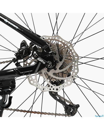 Велосипед 29 Спортивний Corso "Cyber" CB-58412 рама алюмінієва 19``, обладнання Shimano Alivio 27 швидк., вилка Santour гідравлічна