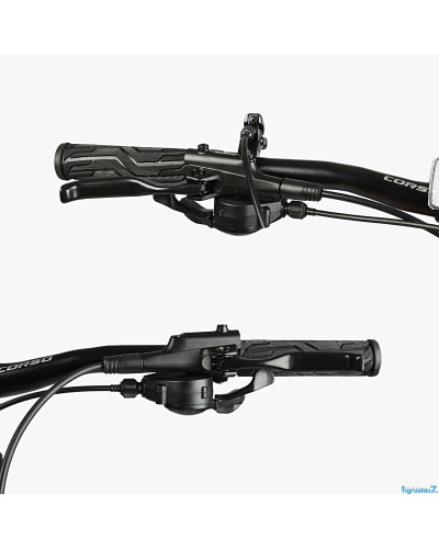 Велосипед 29 Спортивний Corso "Cyber" CB-58412 рама алюмінієва 19``, обладнання Shimano Alivio 27 швидк., вилка Santour гідравлічна