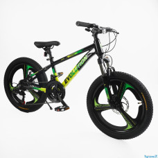 Велоcипед 20 Спортивний Corso «Evolution» 20" дюймів EV-20438  рама алюмінієва 11``, обладнання Shimano 21 швидкість