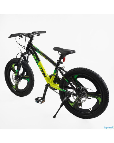 Велоcипед 20 Спортивний Corso «Evolution» 20" дюймів EV-20438  рама алюмінієва 11``, обладнання Shimano 21 швидкість