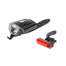 Комплект світла ONRIDE Xeo USB (50 lm, 550 mAh, Micro-USB) + ONRIDE Stripe (10 lm, 90 mAh, Type-C)