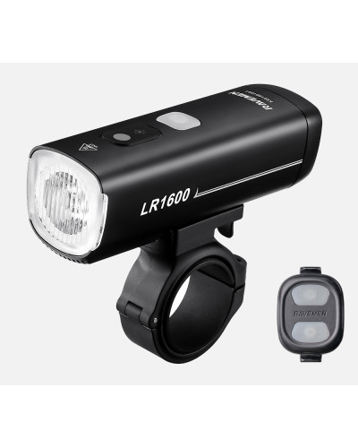 Велосипедна фара Ravemen LR1600 (1600 lm, 4000 mAh) бездротова кнопка, датчики освітленості та руху