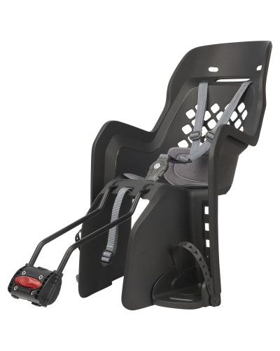 Дитяче крісло заднє POLISPORT Joy FF 29" на підсідельну трубу, 9-22 кг, сіре