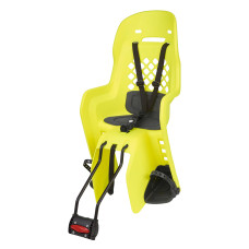 Дитяче крісло заднє POLISPORT Joy FF 29" на підсідельну трубу, 9-22 кг, неонове