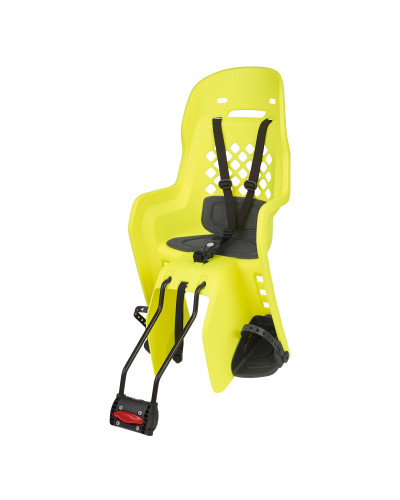 Дитяче крісло заднє POLISPORT Joy FF 29" на підсідельну трубу, 9-22 кг, неонове
