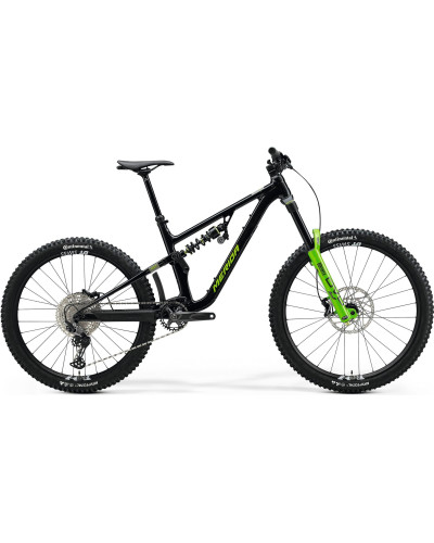 Велосипед MERIDA ONE-SIXTY FR 800III1 L,METALLIC BLACK(GY/GN)
