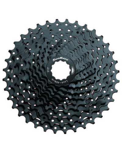 Касета SunRace CSMS1 TAW ED, 10 швидкостей, 11-36Т, Black
