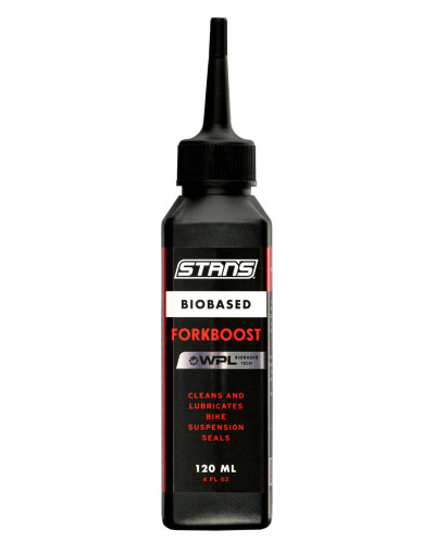 Мастило + очищувач Stan's Biobased Forkboost, для ущільнень підвіски, 120 мл