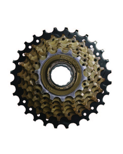Тріскачка SunRace MFM2A 7CS 2, 7 швидкостей, 14-28T, Brown/Black