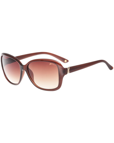 Окуляри Relax Pole коричневі матові/металік, лінза brown grady (Polarized TAC 1,1 mm), кат. 3