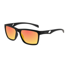 Окуляри Relax Orange чорні матові, лінза smoke (Polarized TAC 1,1 mm), black red revo, кат. 3