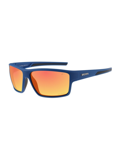 Окуляри Relax Rema сині матові, лінза smoke (Polarized TAC 1,0 mm ), black red revo, кат. 3