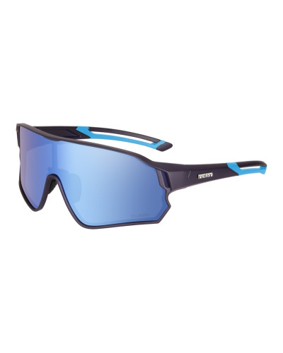 Окуляри Relax Artan сині матові, лінза smoke (Polarized TAC 1,1 mm), ice blue revo, кат. 3